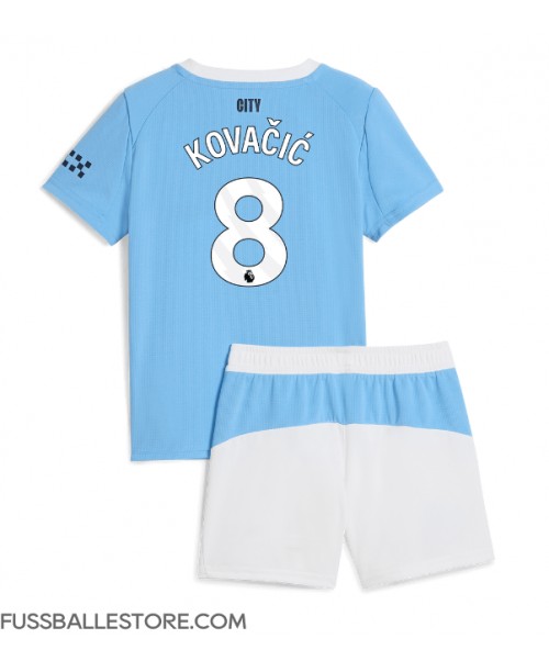 Günstige Manchester City Mateo Kovacic #8 Heimtrikotsatz Kinder 2025-26 Kurzarm (+ Kurze Hosen) Günstige Manchester City Mateo Kovacic #8 Heimtrikotsatz Kinder 2025-26 Kurzarm (+ Kurze Hosen)